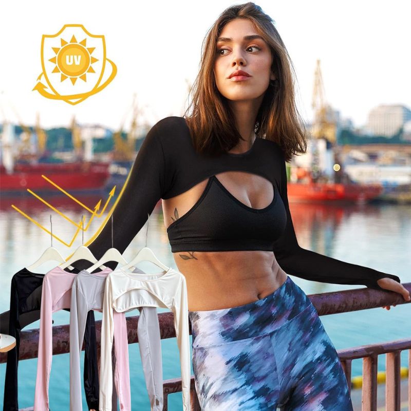 Modal Ice Silk Arm Sleeves Ult - Crop Top Crochet incelemesi ve fiyatı