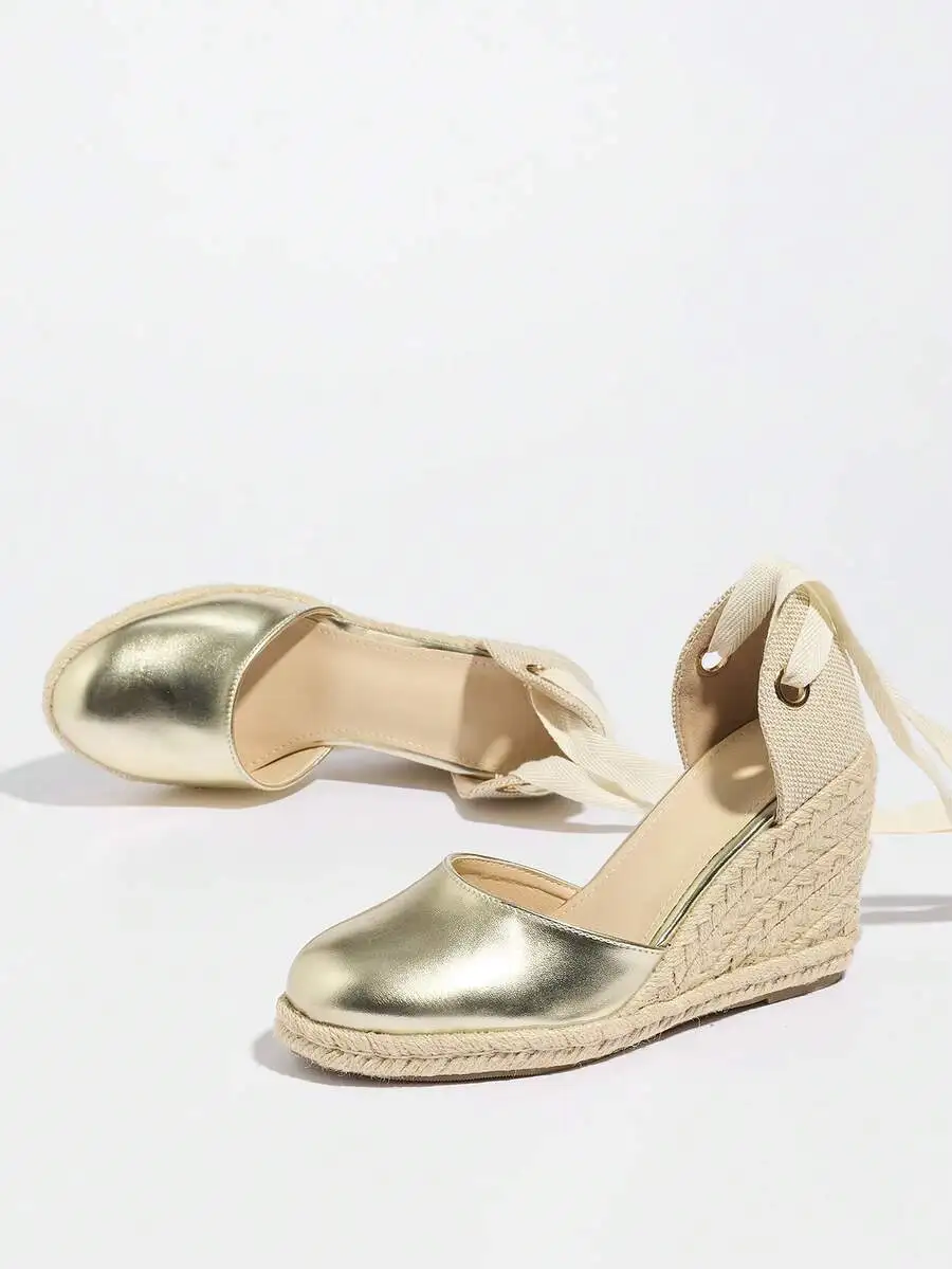 Metallic Cap Toe Espadrille We - Wedge Espadrille Women incelemesi ve fiyatı