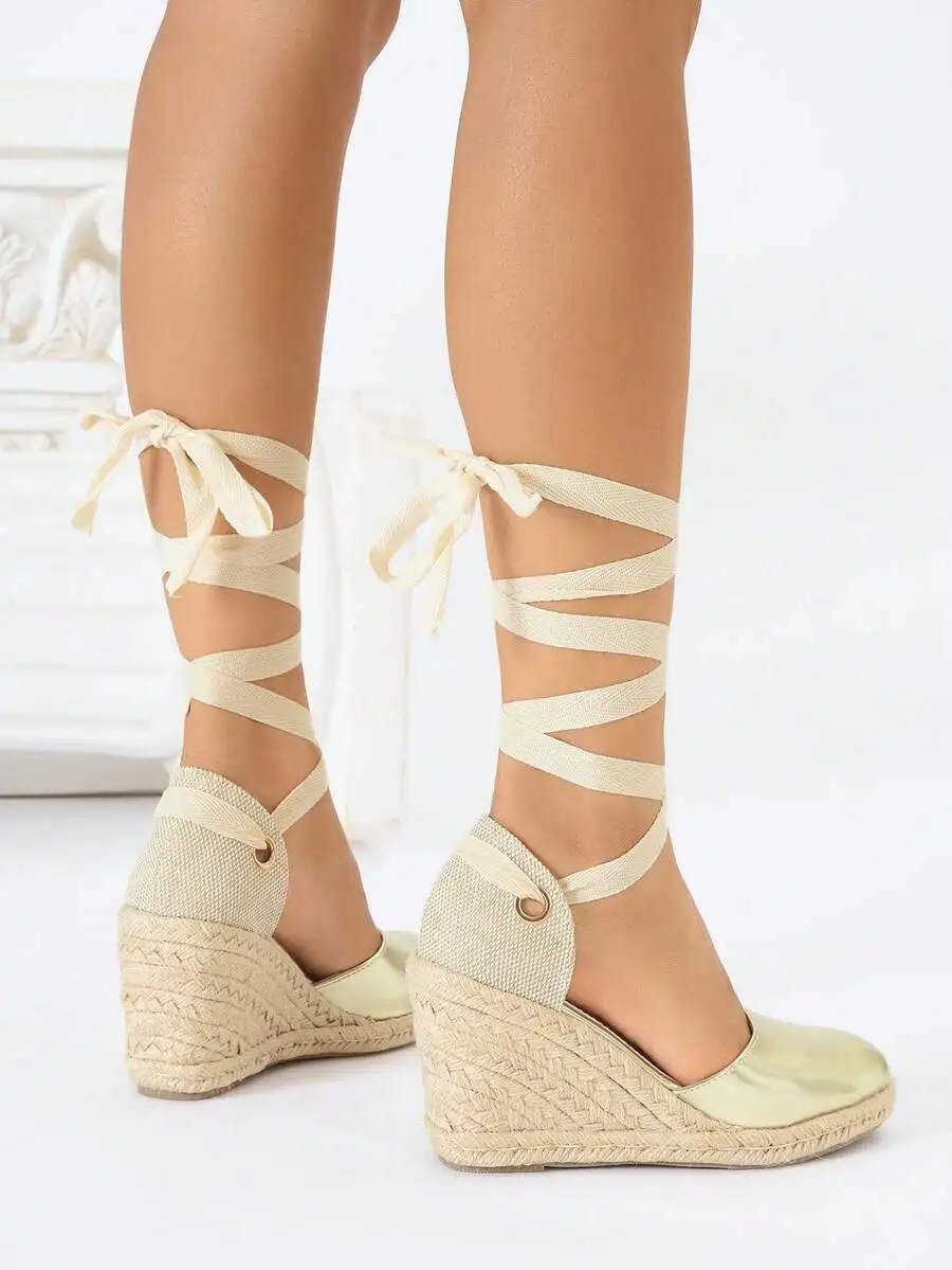 Metallic Cap Toe Espadrille We - Wedge Espadrille Women incelemesi ve fiyatı