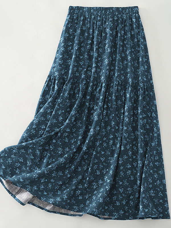 High Waist Floral Print Midi S - Midi Skirt Floral incelemesi ve fiyatı